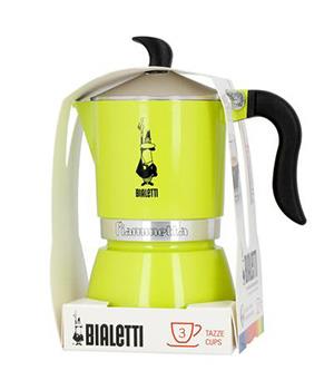 Bialetti Caffettiera Fiammetta Lime 3 tz