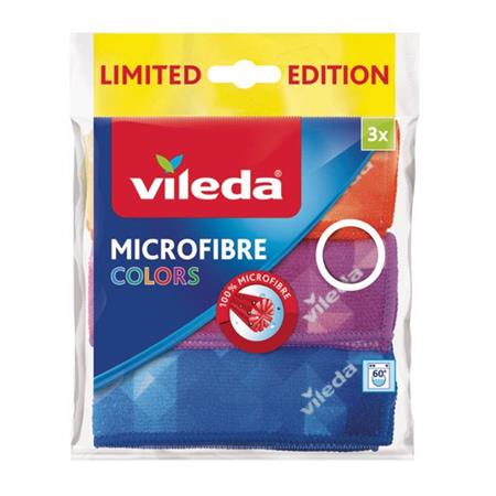 Vileda Conf. Panni Microfibra Color 30x30cm