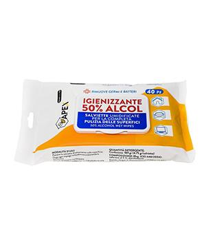 Ape Conf.40 Salviette Igenizzanti 50% Alcol