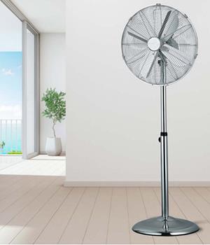 Smartway Ventilatore piantana Svp40xc Cromo 3 velocità